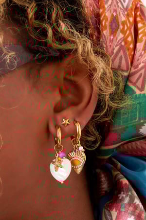 Sea star earrings - Beach collection Gold Color Stainless Steel h5 Picture3